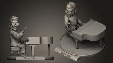 Statues of famous people (STKC_0025) 3D model for CNC machine